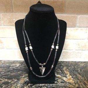 Southwestern Heishi Shell Necklace/Silver …